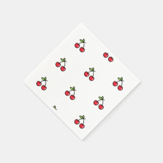 Guardanapo De Papel 🍒 Elegante e encantadora Cherry Napkins 🍒