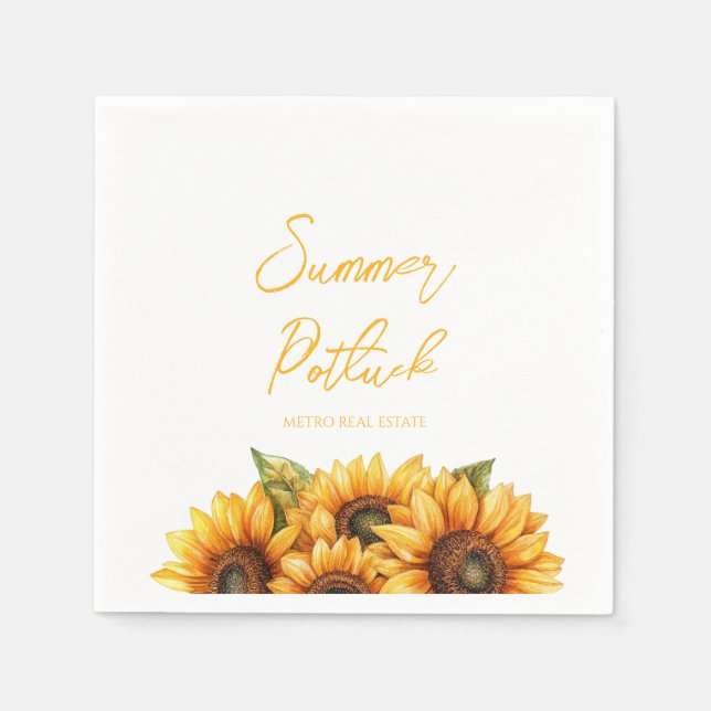 Guardanapo De Papel Elegante Elegant Company Summer Event (Frente)