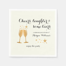 Elegante Engraçado Cheia Lágrimas de Risos Retirad