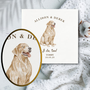 Guardanapo De Papel Elegante Eu Faço Muito Casamento De Cachorro De Re
