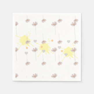 Guardanapo De Papel Elegante flor de dáli moderna