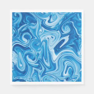 Guardanapo De Papel Elegante Marbelized Paint Art Holiday Hanukkah