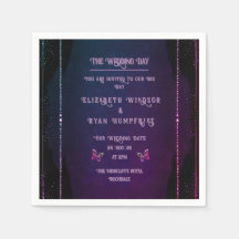 Elegante Mauve e Dourados Convites para Casamento