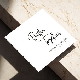 Guardanapo De Papel Elegante Melhor Junto Casamento Personalizado Napk