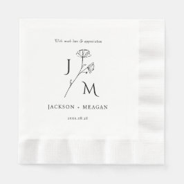 Guardanapo De Papel Elegante Moderno Casamento de Roupa Napkin