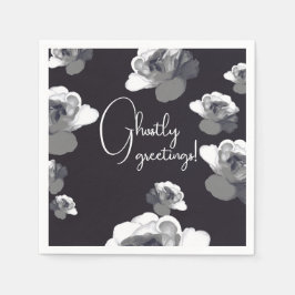 Guardanapo De Papel Elegante saudações de Halloween Rosa