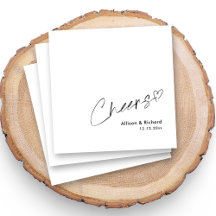 Elegante Saúde Personalizada Napkins