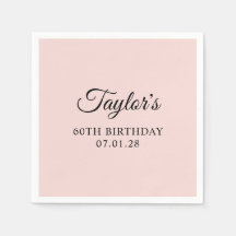 Elegante Script 60th Birthday