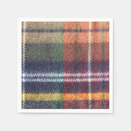 Guardanapo De Papel Elegante Tartan Paper Napkin