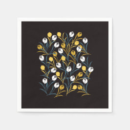 Guardanapo De Papel Elegante Tulip Floral