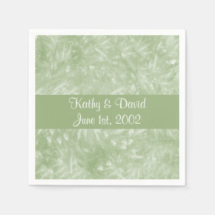 Guardanapo De Papel Elegante Verde (Casamento)