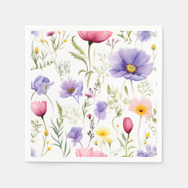 Guardanapo De Papel Elegante Watercolor