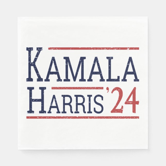 Guardanapo De Papel Eleição De Kamala Harris 2024 I (Frente)