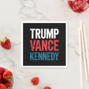 Guardanapo De Papel Eleição Trump Vance Kennedy 2024
