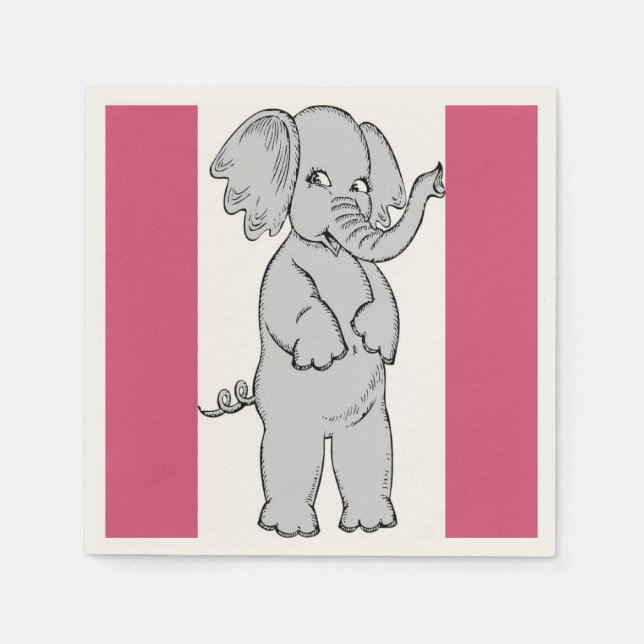 GUARDANAPO DE PAPEL ELEPHANT GIRL (Frente)