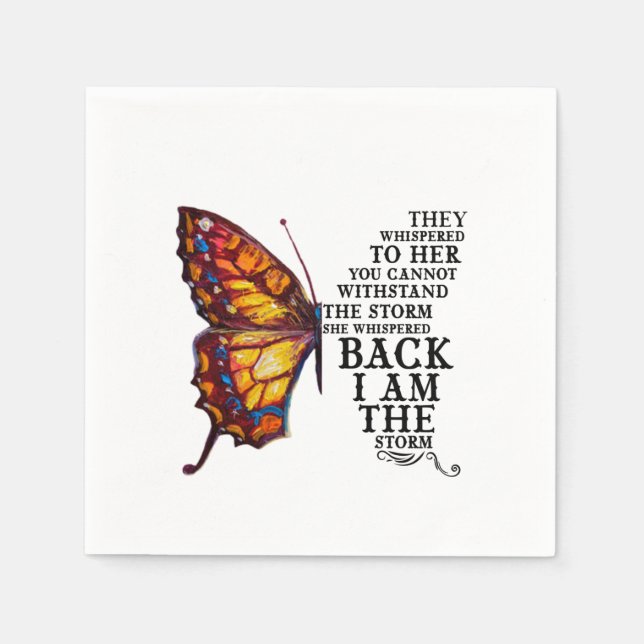 Guardanapo De Papel Eles Sussurraram Para Ela Que Você Não Pode Suport (Frente)