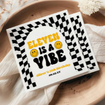 Eleven Is A Vibe Festa de Aniversário Retro 11