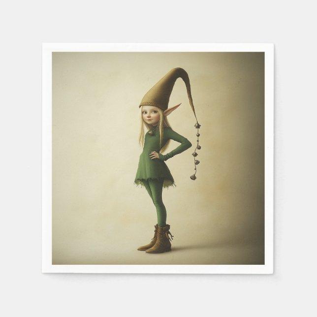 Guardanapo De Papel Elf Floresta Encantada (Frente)