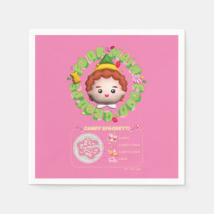 Guardanapo De Papel Elf o Filme Quatro grupos principais de Comidas