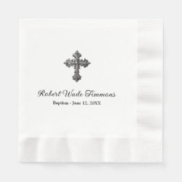 Guardanapo De Papel Elgant Baptism Personalizado