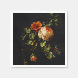 Guardanapo De Papel Elias van den Broeck, A Vida Estática com Rosas