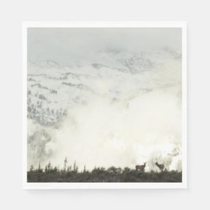 Guardanapo De Papel Elk no Grand Teton National Park Fotografia