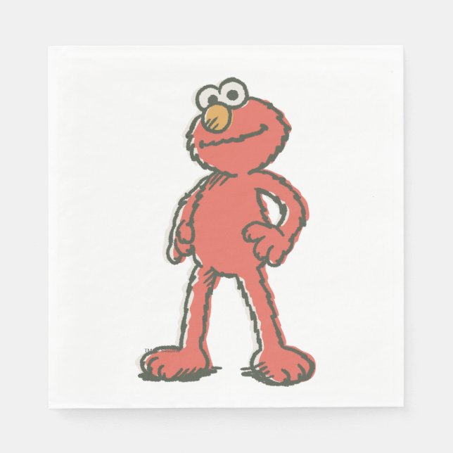 Guardanapo De Papel Elmo Vintage (Frente)