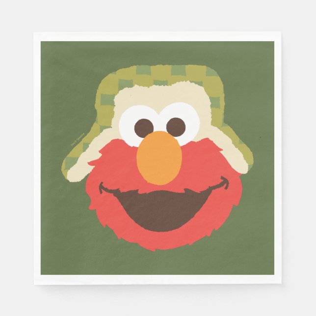 Guardanapo De Papel Elmo Woodland Face (Frente)
