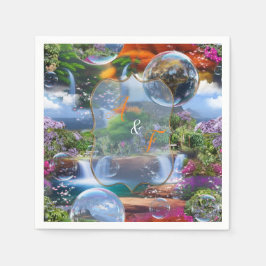 Guardanapo De Papel Em que mundo maravilhoso eu vivo