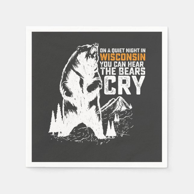 Guardanapo De Papel Em Uma Noite Silenciosa Em Wisconsin Você Pode Ouv (Frente)