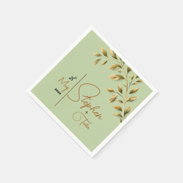 Guardanapo De Papel Embrace a elegância natural (Canto)