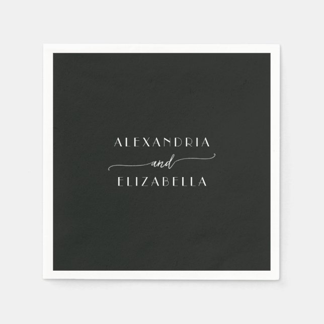 Guardanapo De Papel Emerald Forest Classic Round Sticker Napkins (Frente)