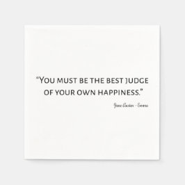 Guardanapo De Papel Emma Por Jane Austen Citação I