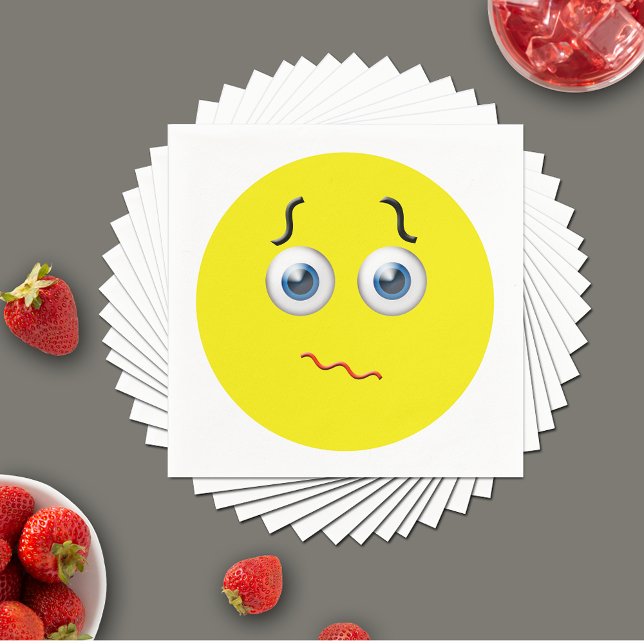 Guardanapo De Papel Emoji Confundida (Criador carregado)