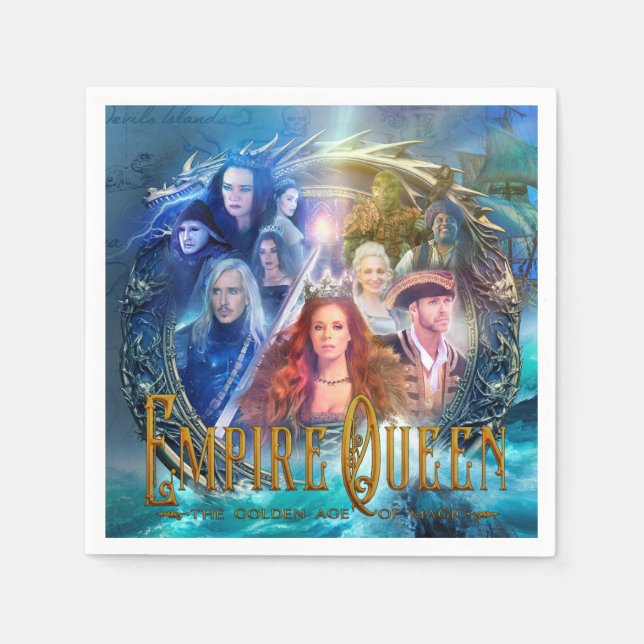 Guardanapo De Papel Empire Queen Party Napkins (Frente)