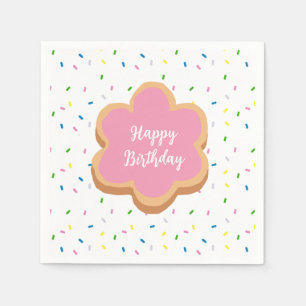 Guardanapo De Papel Empresa de Granulado de Biscoito de Aniversário Fe