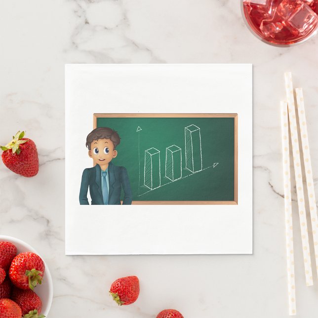 Guardanapo De Papel Empresário Apresentando Papel Napkins (Criador carregado)