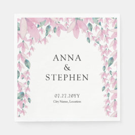 Guardanapo De Papel Encantadora Wisteria Rosa