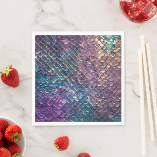 Guardanapo De Papel Encantando Sereia Magia: Napkin