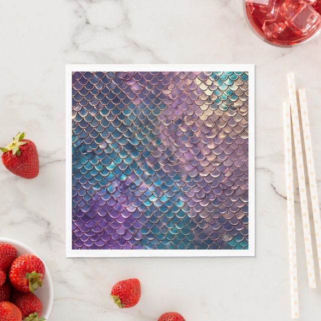 Guardanapo De Papel Encantando Sereia Magia: Napkin (Insitu)