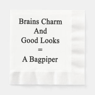 Guardanapo De Papel Encanto dos cérebros e bons olhares = um tocador