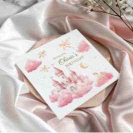 Guardanapo De Papel Enchanted Pink Princess Girl Birthday