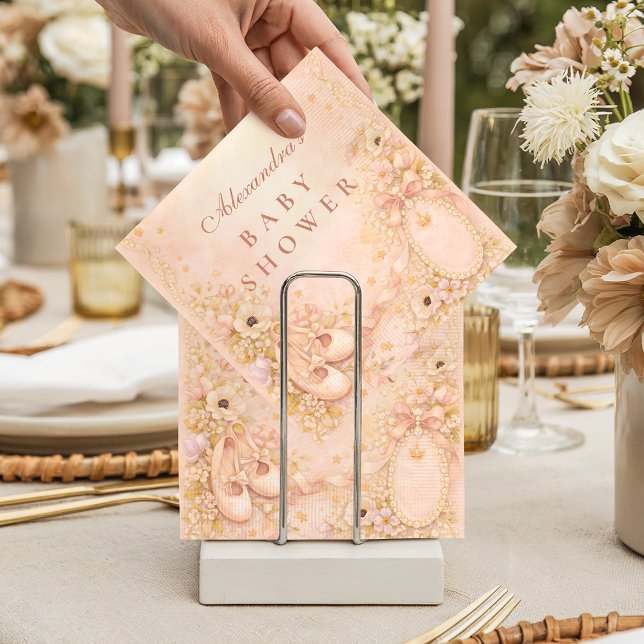 Guardanapo De Papel Enchanted Princess Baby Shower (Criador carregado)