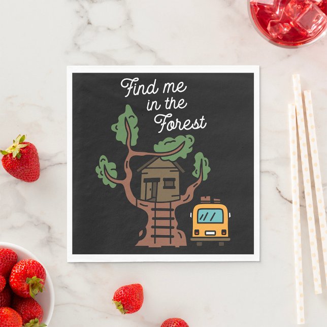 Guardanapo De Papel Encontre-Me Na Floresta (Criador carregado)