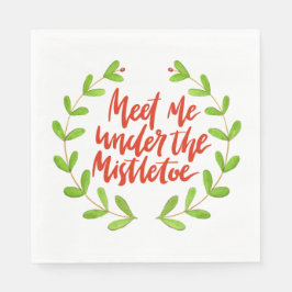 Guardanapo De Papel Encontre-me sob a concha - Rua de Natal