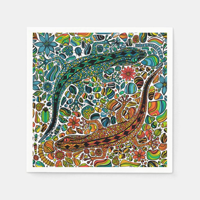 Guardanapo De Papel Encontre os lagos (Frente)