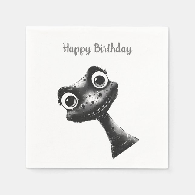 Guardanapo De Papel Encontro de alienígena Napkins (Frente)