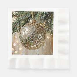 Guardanapo De Papel Enfeite de Natal Sofisticado