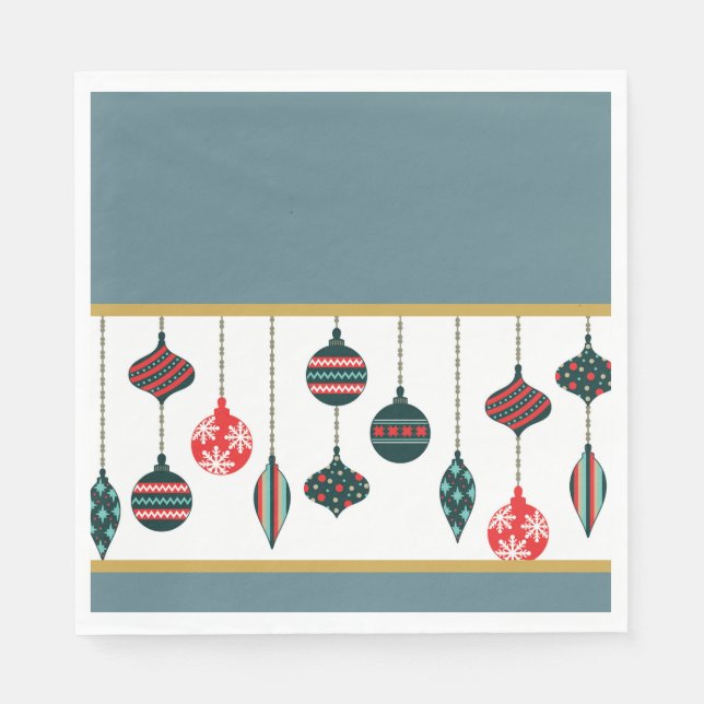 Guardanapo De Papel Enfeites de natal (Frente)