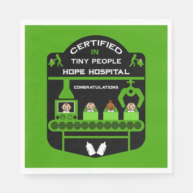 Guardanapo De Papel Enfermeiro Pediátrico Dúvidas de valorização (Frente)